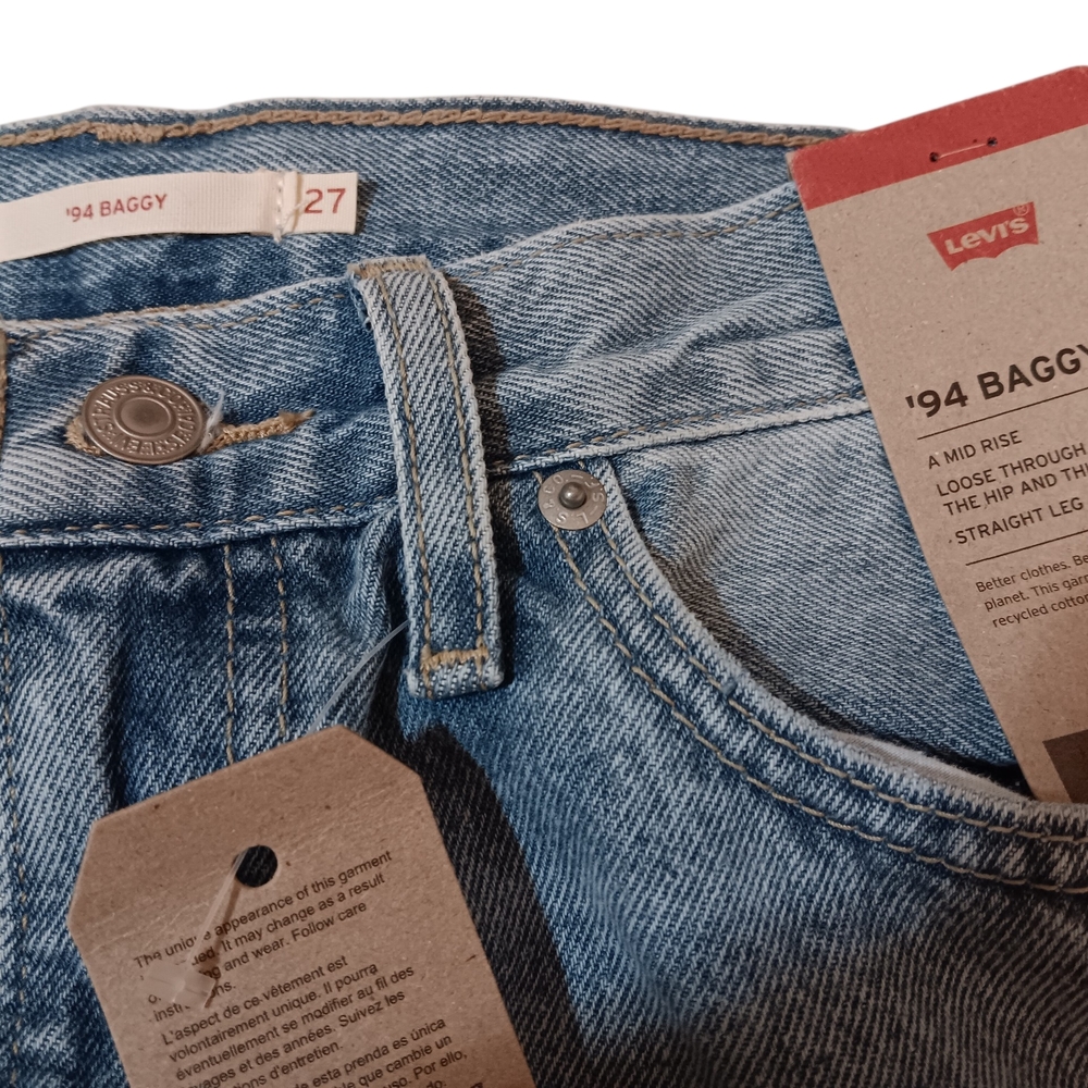 Levi's Women's 94' Baggy Jeans New - Picture 4 of 5